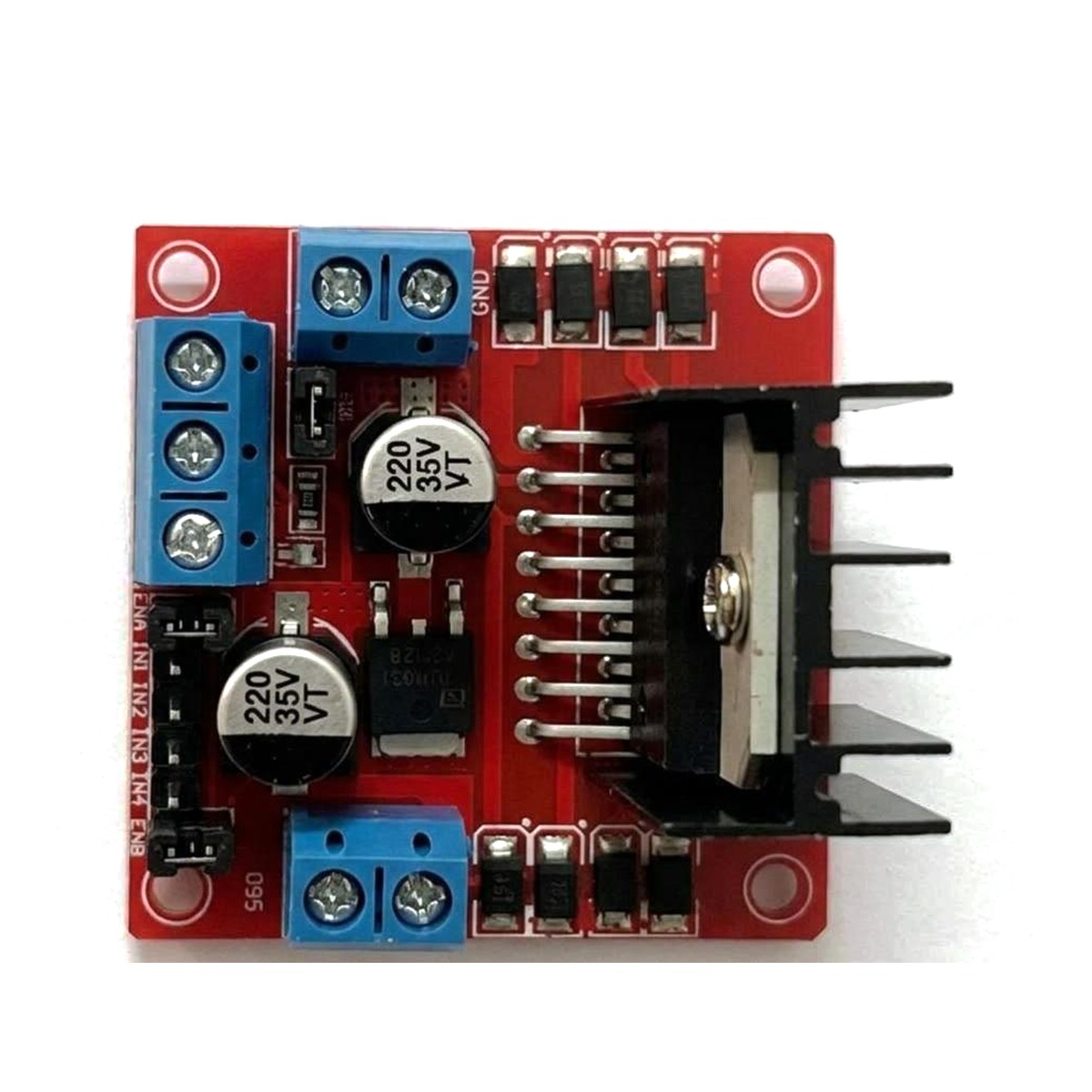 L298n motor driver module – view 2